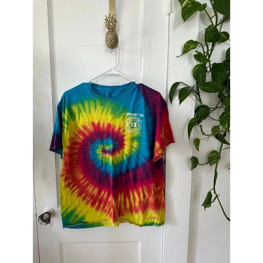 I support the Kaueonga Lake Fire Co tie dye shirt